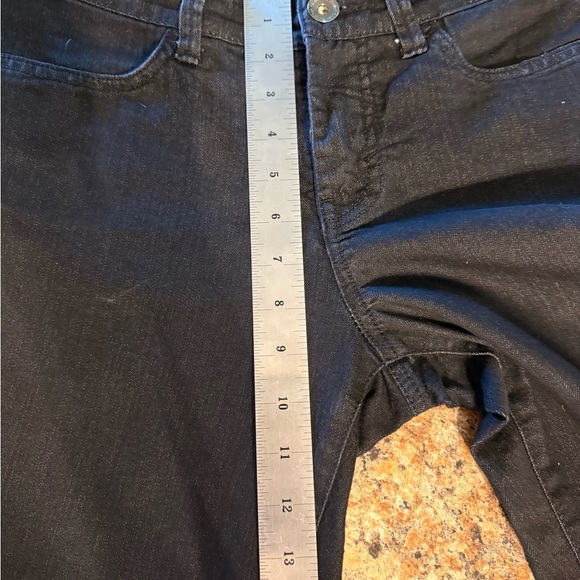 Nine West Women’s Jeans Size 8 Average Straight Leg Mid Rise Classic Black - Picture 5 of 13